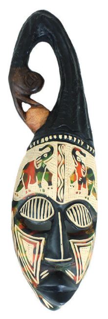 MASK - Bird Hair Fang, Ghana