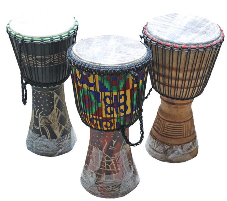 DJEMBE DRUM + BAG + GANKEKE BELL Bundle *SPECIAL BUY*
