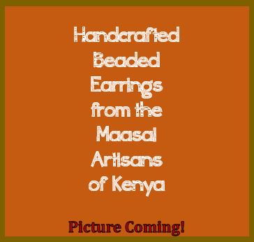 Maasai Beaded Earrings - Long, Slim