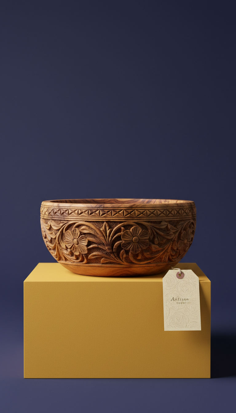 Carved Jacaranda Wood Wall Mask
