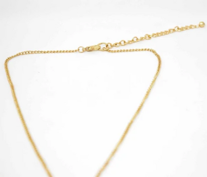 Necklace, Cone Pendant Goldtone Neckace