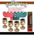 Kwanzaa Celebration Set - Kinara, Candles, Cups