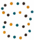 Pom Pom Garland - Blue, Gray, Yellow