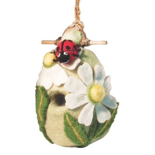 Felt Birdhouse - Ladybug Handmade and Fair Trade