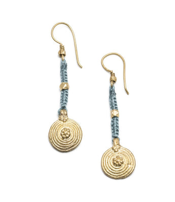 Orissa Aru Brass Earrings - Matr Boomie (Jewelry)