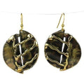 A River Runs Brass Earrings Handmade and Fair Trade