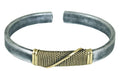 BRACELETS - Set of 12 Flat Silver & Gold Twist Bracelets *SPECIAL BUY*