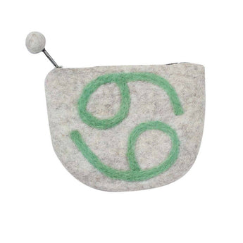 Felt Cancer Zodiac Coin Purse - Global Groove