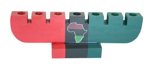 Kwanzaa - Red/Black/Green Kwanzaa Kinara