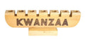 Kwanzaa - Natural Wood "Kwanzaa" Kinara