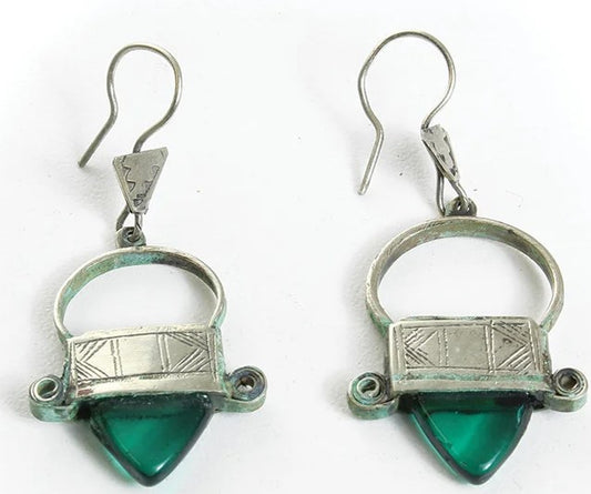 EARRINGS - Tuareg Silver Earrings, Set of 3 *SPECIAL BUY* *RED ONLY*