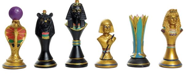 CHESS SET - Egyptian Chess Set 13.5" *LIMITED*