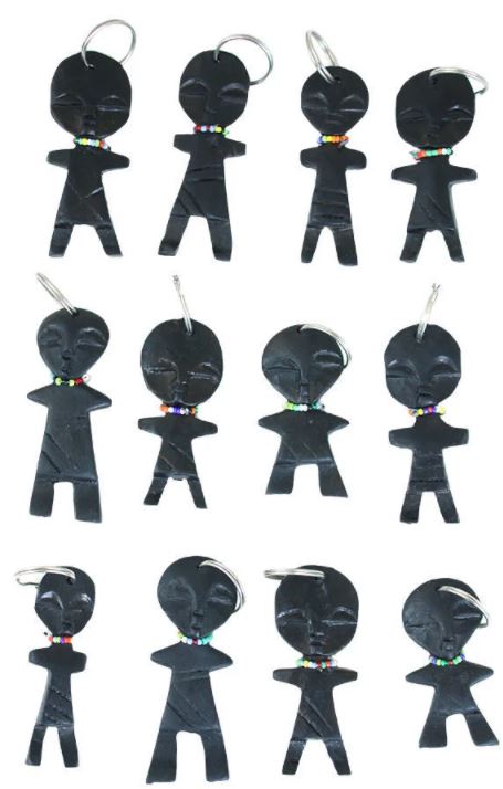 KEYCHAINS - Set of 12 Fertility Doll Keychains *SPECIAL BUY*