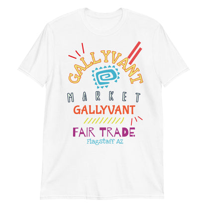 T-SHIRT Short Sleeve Unisex GALLYVANT MARKET + Fair Trade (Design 1)