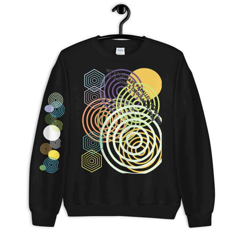 SWEATSHIRT Gallyvant Unisex - Concentric Circles