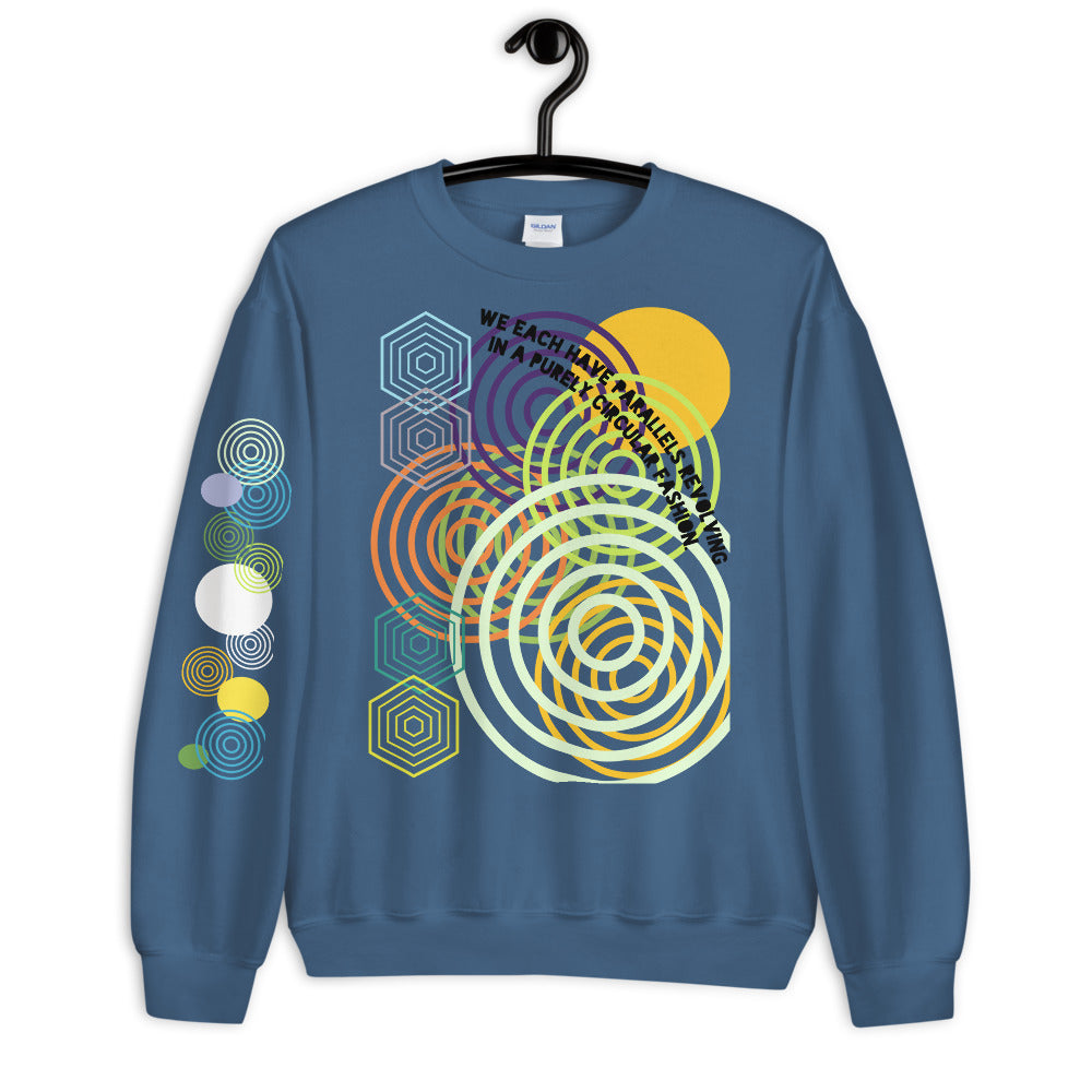 SWEATSHIRT Gallyvant Unisex - Concentric Circles