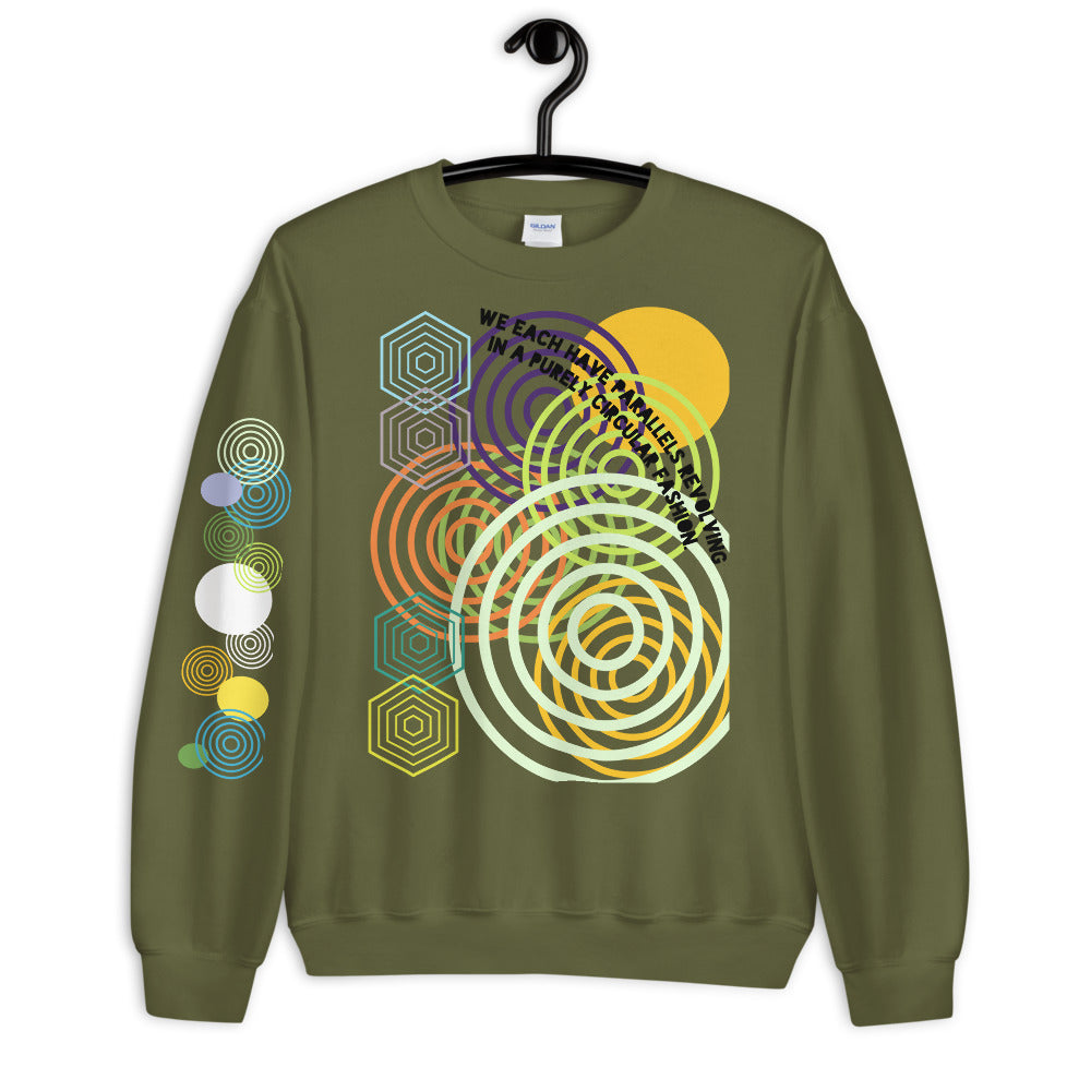 SWEATSHIRT Gallyvant Unisex - Concentric Circles