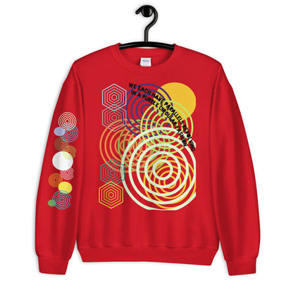 SWEATSHIRT Gallyvant Unisex - Concentric Circles
